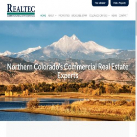 Скриншот главной страницы сайта realtec.com