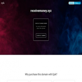 Скриншот главной страницы сайта receivemoney.xyz