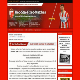 Скриншот главной страницы сайта red-star-fixed-matches.com