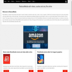 Скриншот главной страницы сайта redcoolmedia.net