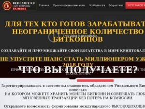 Скриншот главной страницы сайта redexbit.ru