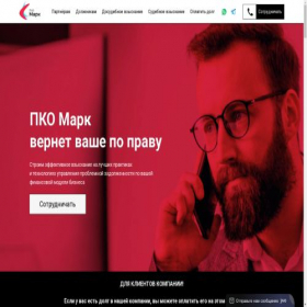 Скриншот главной страницы сайта redmark.pro