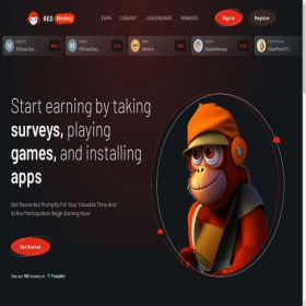 Скриншот главной страницы сайта redmonkey.app