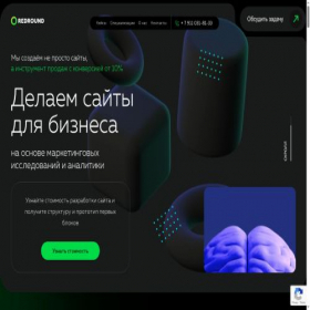 Скриншот главной страницы сайта redround.ru