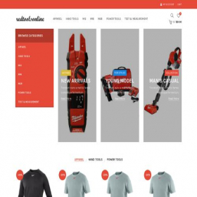Скриншот главной страницы сайта redtoolsonline.shop