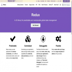 Скриншот главной страницы сайта redux.js.org