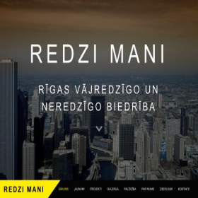 Скриншот главной страницы сайта redzimani.mozello.lv