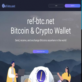 Скриншот главной страницы сайта ref-btc.net
