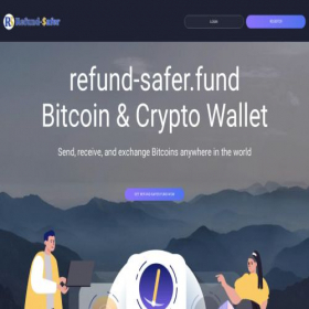 Скриншот главной страницы сайта refund-safer.fund