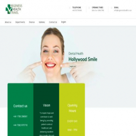 Скриншот главной страницы сайта regenesishealth.co.uk