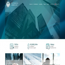 Скриншот главной страницы сайта regfins.com