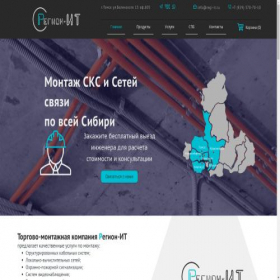 Скриншот главной страницы сайта regi-it.ru