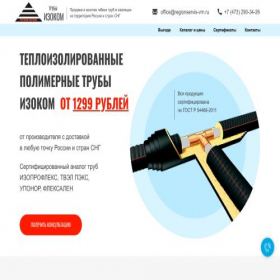 Скриншот главной страницы сайта regionservis-vrn.ru