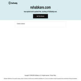 Скриншот главной страницы сайта rehabkare.com