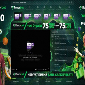 Скриншот главной страницы сайта rekortv6.com