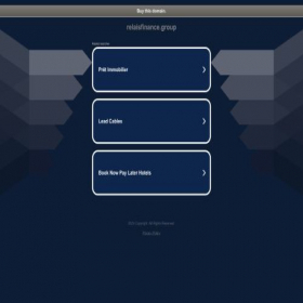 Скриншот главной страницы сайта relaisfinance.group