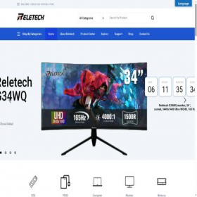 Скриншот главной страницы сайта reletechdigital.com