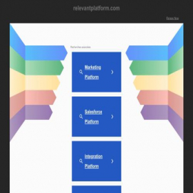 Скриншот главной страницы сайта relevantplatform.com