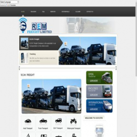 Скриншот главной страницы сайта rem-freight.eu