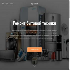 Скриншот главной страницы сайта remont-mastertechnical.ru