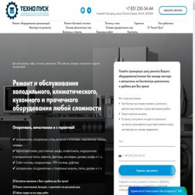 Скриншот главной страницы сайта remont-tehniki-nn.ru