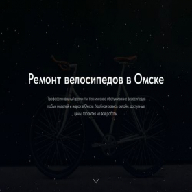 Скриншот главной страницы сайта remontbikeomsk.ru