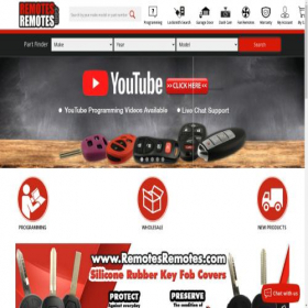 Скриншот главной страницы сайта remotesremotes.com