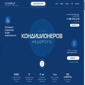 Скриншот главной страницы сайта remsplit.com