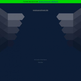 Скриншот главной страницы сайта renaissanceinvest.site