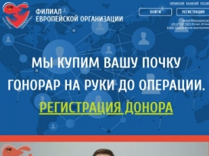 Скриншот главной страницы сайта renels.co