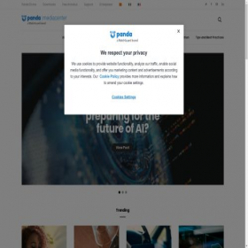 Скриншот главной страницы сайта research.pandasecurity.com