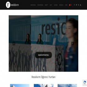 Скриншот главной страницы сайта residorm.com