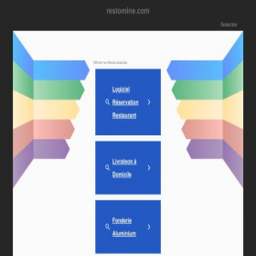 Скриншот главной страницы сайта restomine.com