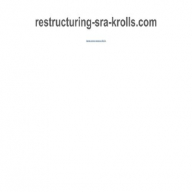 Скриншот главной страницы сайта restructuring-sra-krolls.com