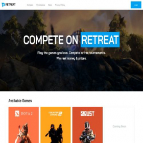 Скриншот главной страницы сайта retreat-cup.com
