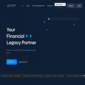 Скриншот главной страницы сайта retroclasscapital.com