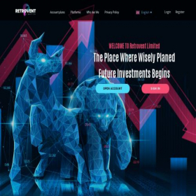 Скриншот главной страницы сайта retrovent-limited.com