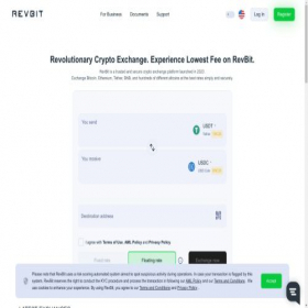Скриншот главной страницы сайта revbit.net