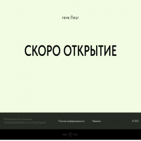 Скриншот главной страницы сайта revefleur.ru