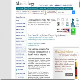 Скриншот главной страницы сайта reverseskinaging.com