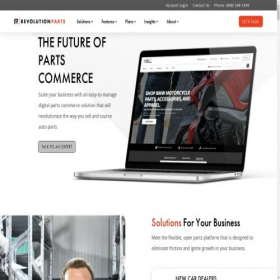 Скриншот главной страницы сайта revolutionparts.com