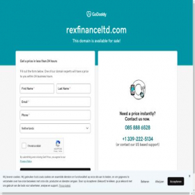 Скриншот главной страницы сайта rexfinanceltd.com