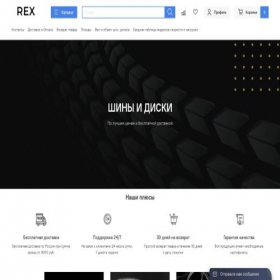 Скриншот главной страницы сайта rexshiny.ru
