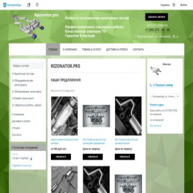 Скриншот главной страницы сайта rezonator96.ru