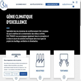 Скриншот главной страницы сайта rgcfrance.com