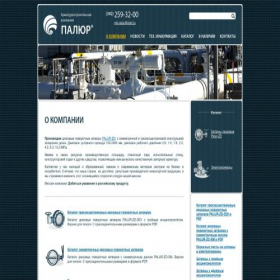 Скриншот главной страницы сайта rgk-palur.ru