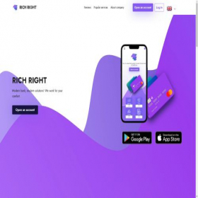 Скриншот главной страницы сайта rich-right.com