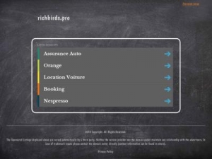 Скриншот главной страницы сайта richbirds.pro