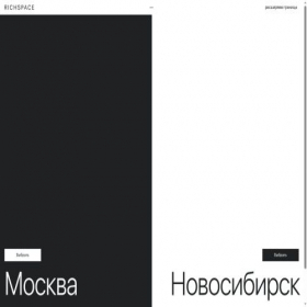 Скриншот главной страницы сайта richspace.ru