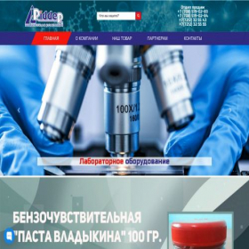 Скриншот главной страницы сайта ridder-krg.kz